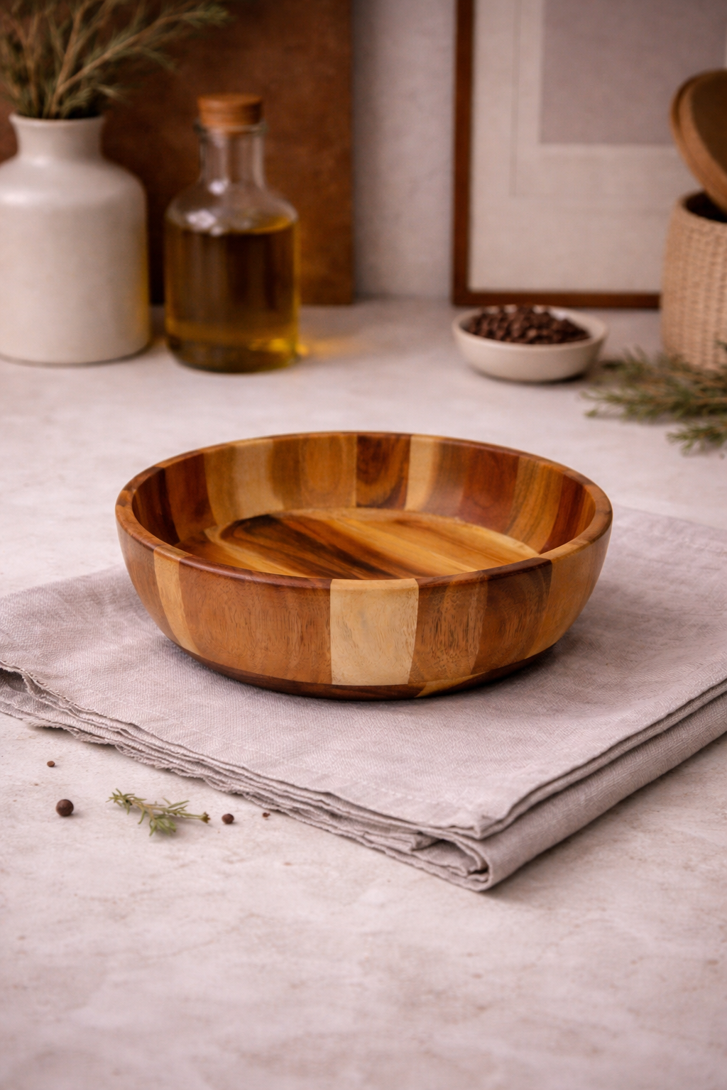 25 Cm Akasya Salata Kasesi