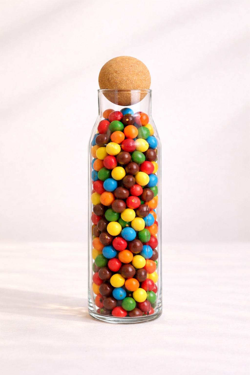 1250 Ml Mantar Kapaklı Cam Kavanoz - 26 Cm