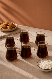 6’lı Cam Çay Bardağı Seti 200 Ml